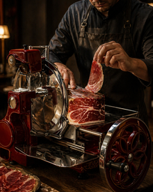 Generosa y distinguida pieza de jamón ibérico de bellota sin hueso
