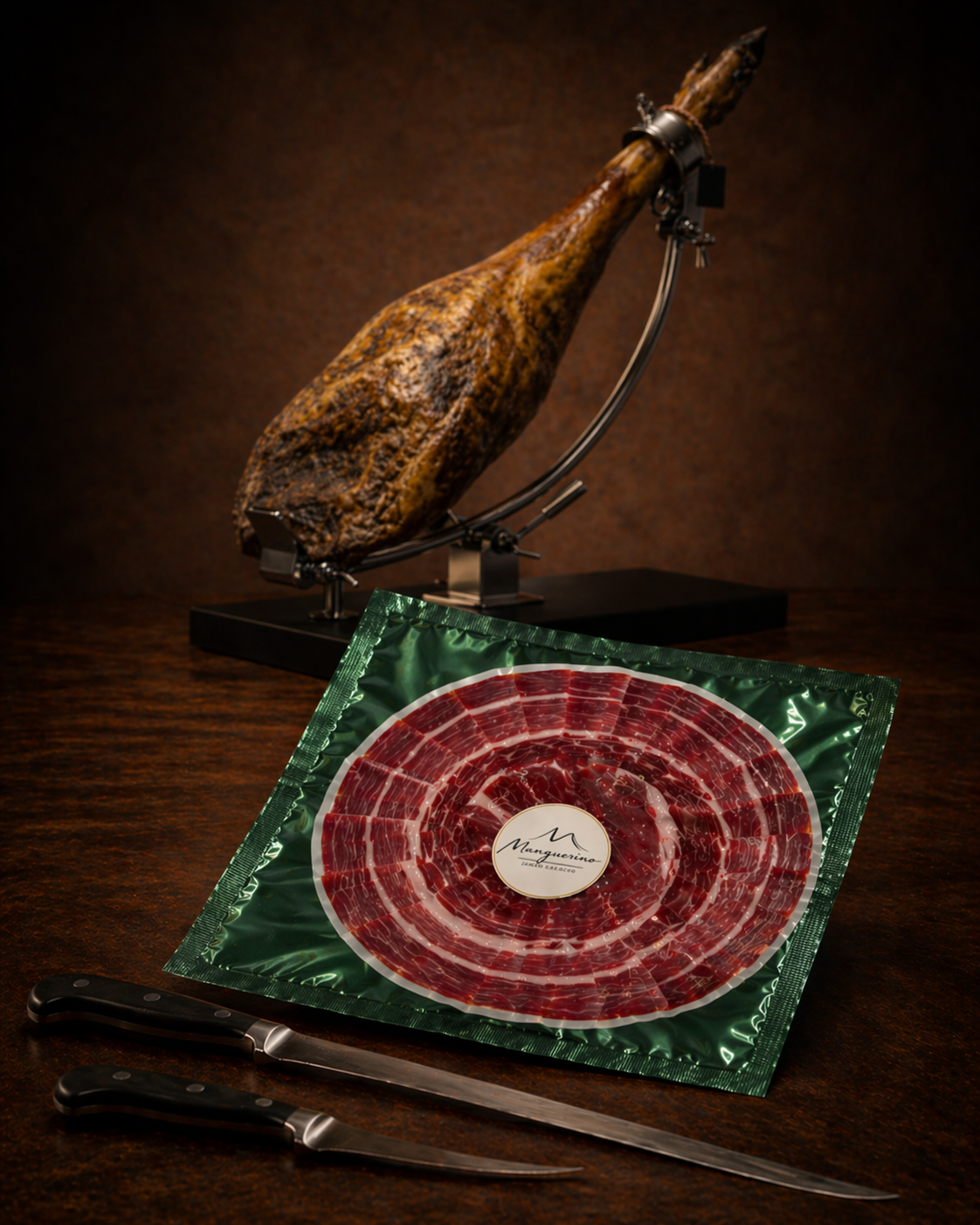 Precision-Sliced Jamón  Ibérico — Vacuum-Sealed Blisters (100g)