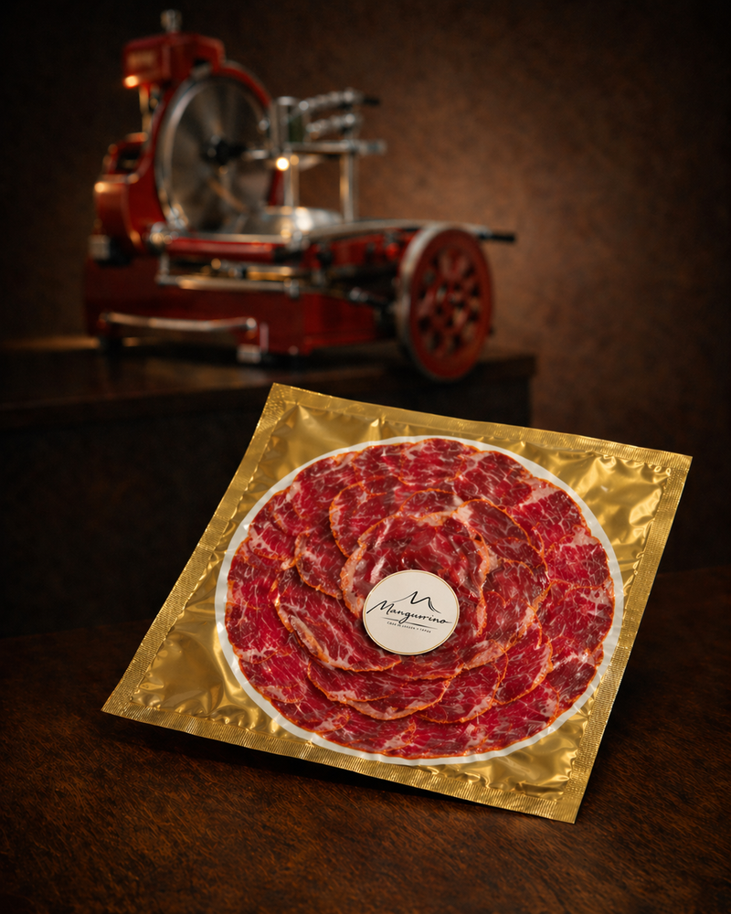 Lomito 100% Ibérico de Bellota loncheado a máquina — Blísteres sellados al vacío (100 g)